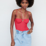 Straps top - MANGO / small