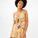 Mono floreado - BERSHKA / xsmall