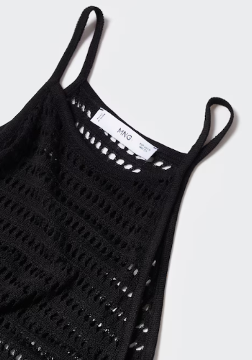 Musculosa de punto de escote halter - MANGO / medium - Imagen 3