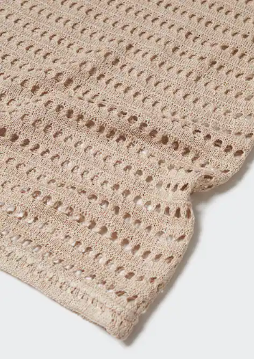 Musculosa de punto de escote halter - MANGO / small - Imagen 3