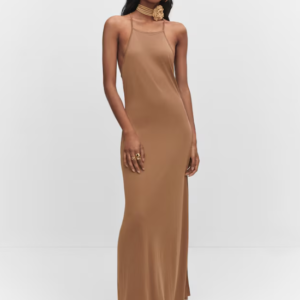 Vestido modal marron - MANGO / large