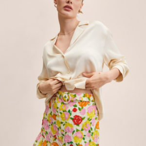Minifalda flores - MANGO / xsmall