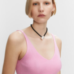 Musculosa de punto con escote en V - MANGO / medium y xlarge