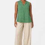 Musculosa verde lino / large